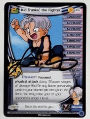 V1317: Kid Trunks, The Fighter: P5: LP: Majin Buu Saga: Signed/Autographed: Laura Bailey: Black